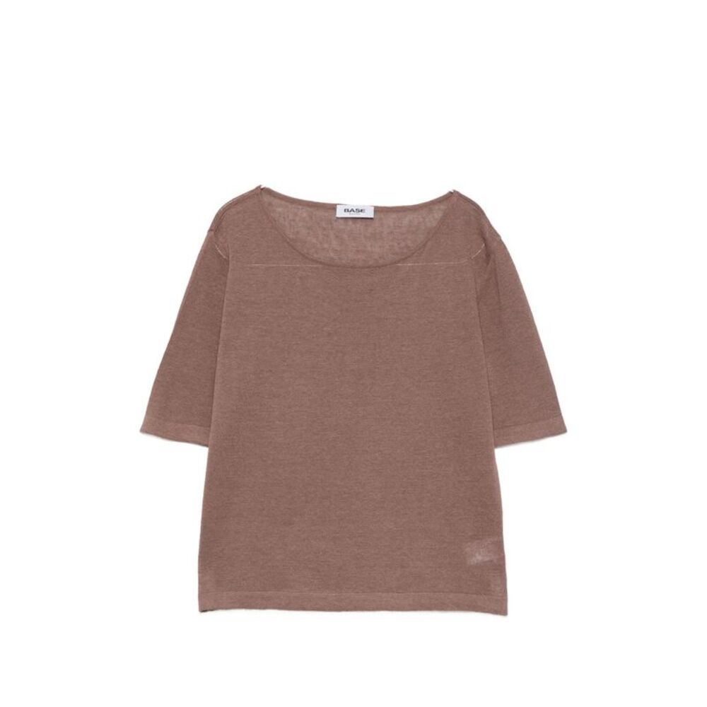 Base Women Linen And Cotton Blend Sweater
